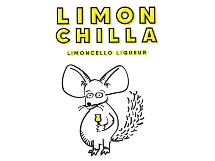 Limonchilla label with Don Chilla the chinchilla
