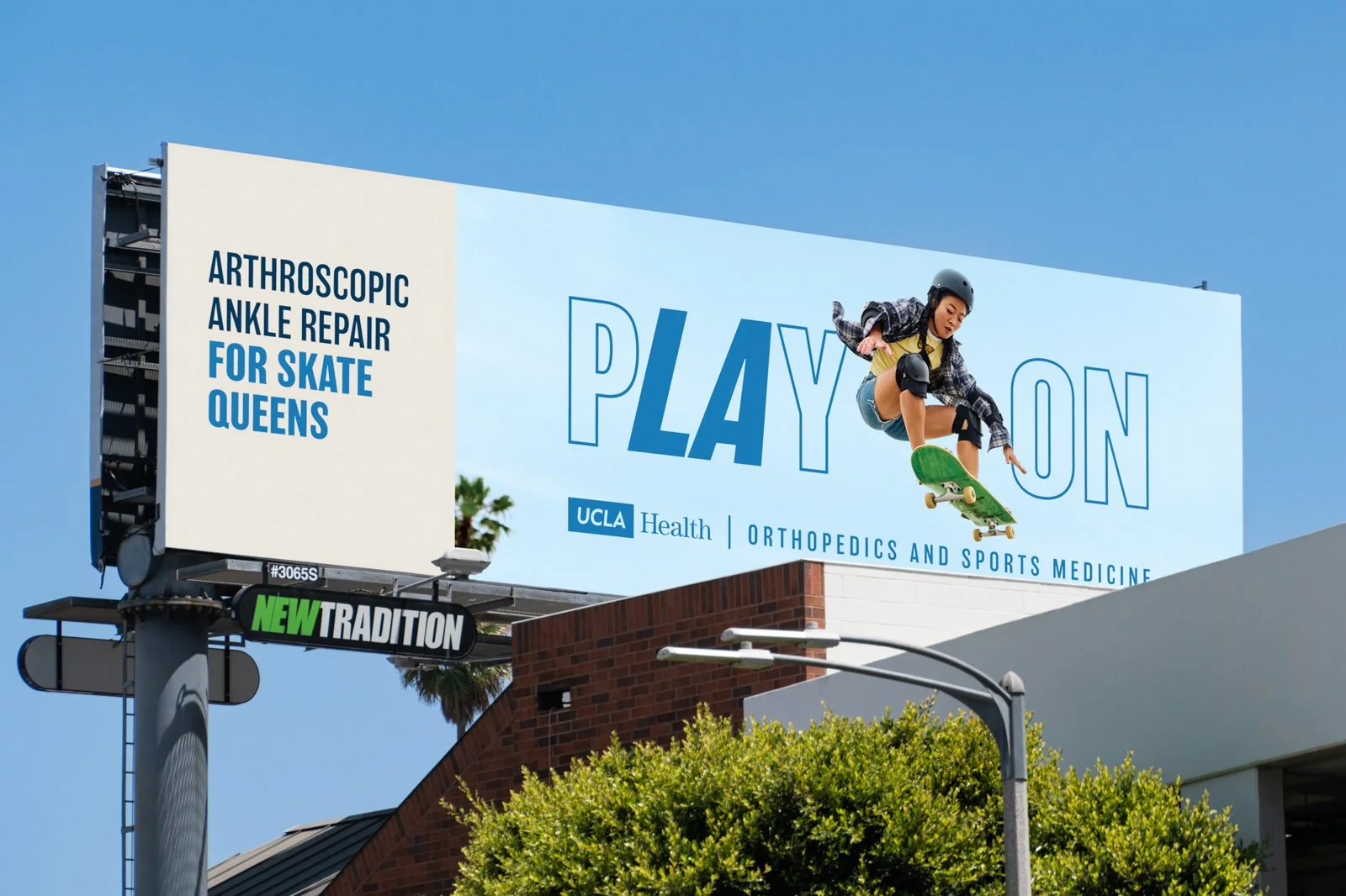Billboard: Arthroscopic ankle repair for skate queens